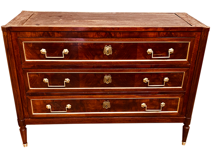 Après restauration. Commode Louis XVI Après restauration. Commode Louis XVI