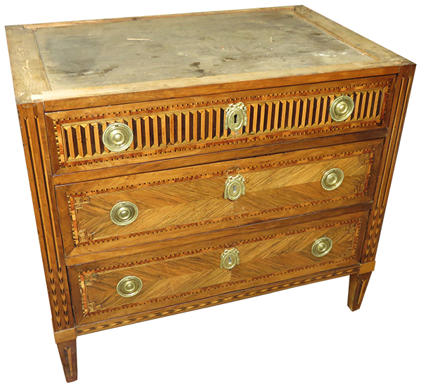 Après restauration. Commode Louis XVI Après restauration. Commode Louis XVI