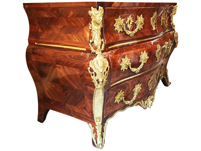 Après restauration. Commode d'époque Régence Après restauration. Commode d'époque Régence