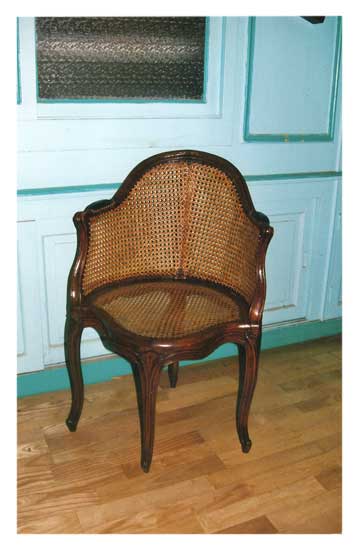 Après restauration. Fauteuil de Bureau Louis XV Après restauration. Fauteuil de Bureau Louis XV