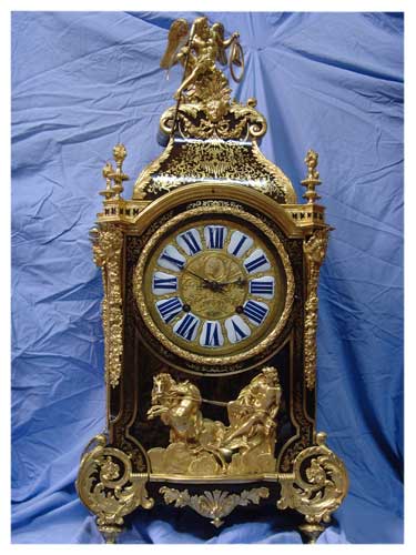 Après restauration. Pendule Louis XIV Après restauration. Pendule Louis XIV