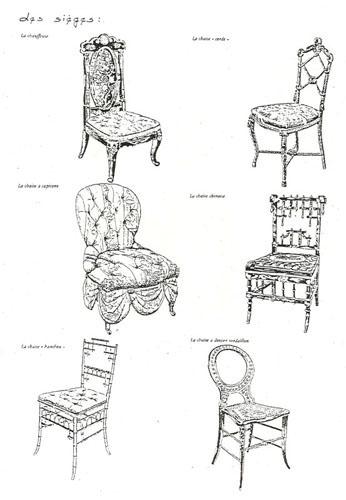 Différentes chaises